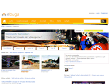 Tablet Screenshot of gamescars.ebuga.it